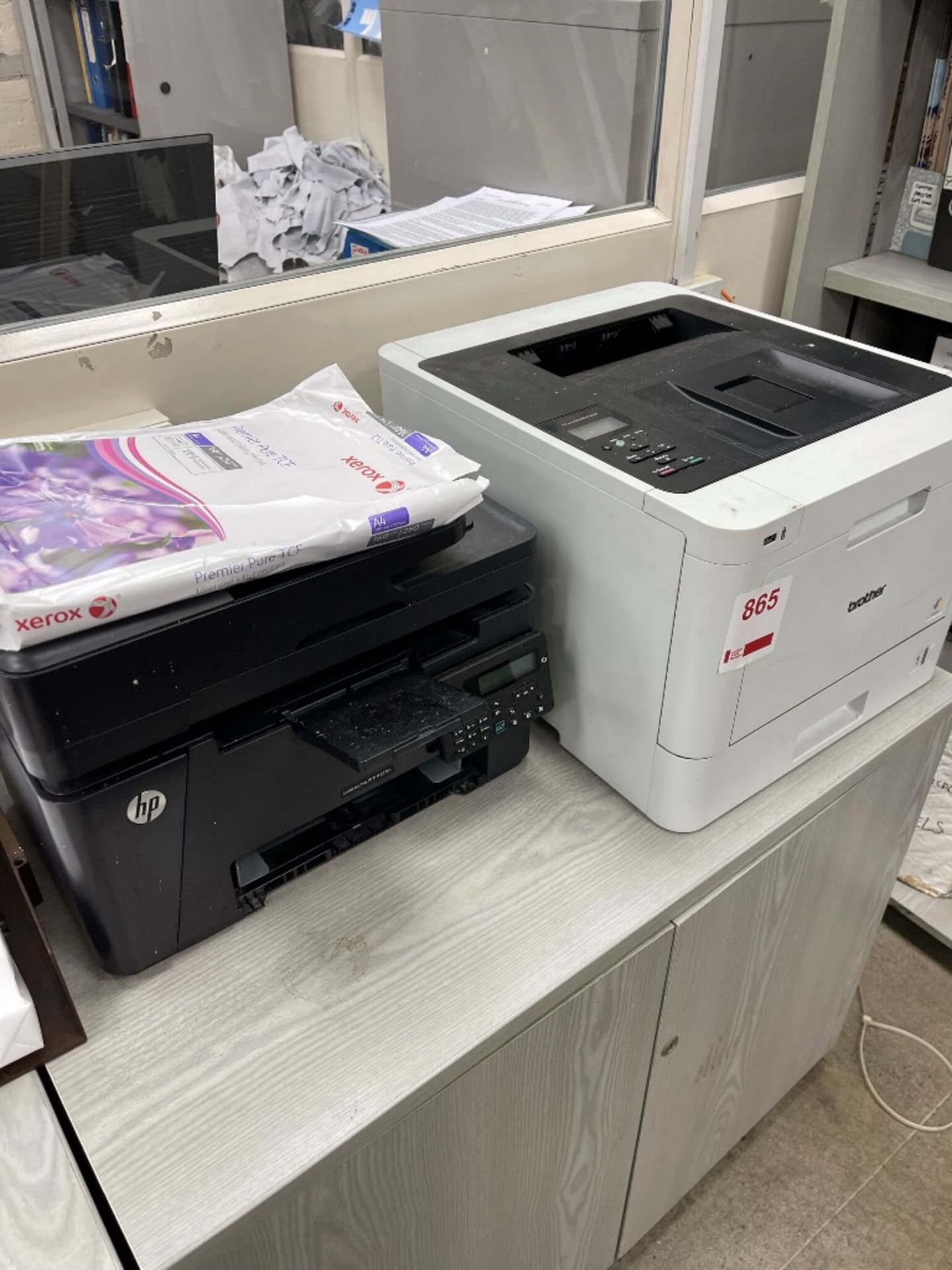 Brother Color HL-L8260 CDW and HP Laserjet Pro MFP M127fn printers - Image 2 of 3