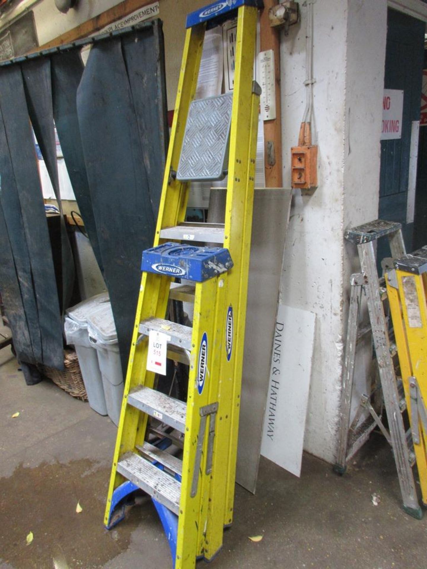 Two Werner step ladders, 1 x 6 tread, 1 x 4 tread - Image 2 of 3