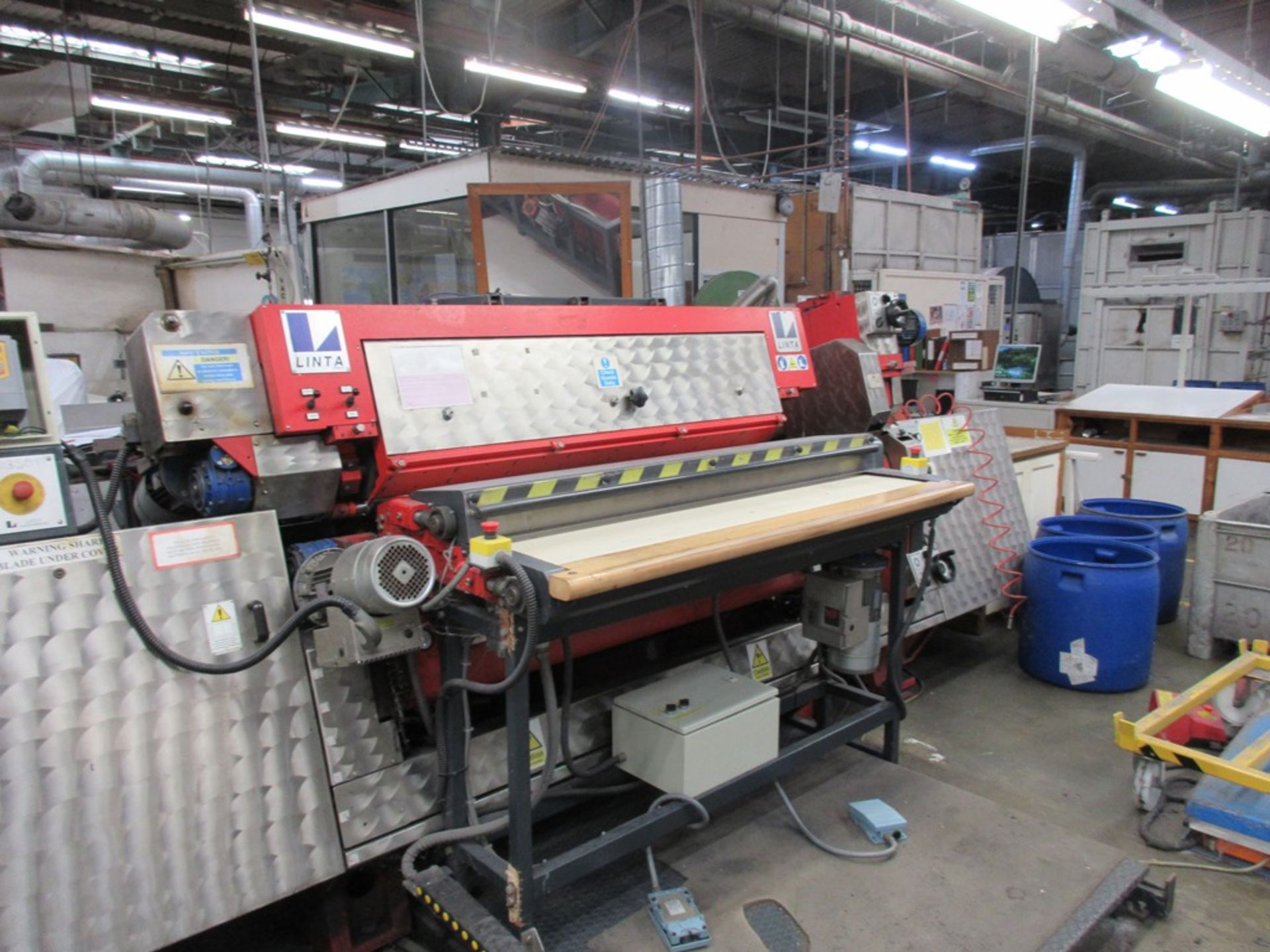 Linta Spaccatrice SL150D A151 hide splitting machine, serial no. A151 (2003), circa 1500mm width, - Image 2 of 8