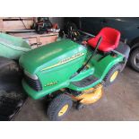 John deere LTR155 twin touch automatic petrol ride on lawn mower, 15OHV, ID no. MOL155S021421 with