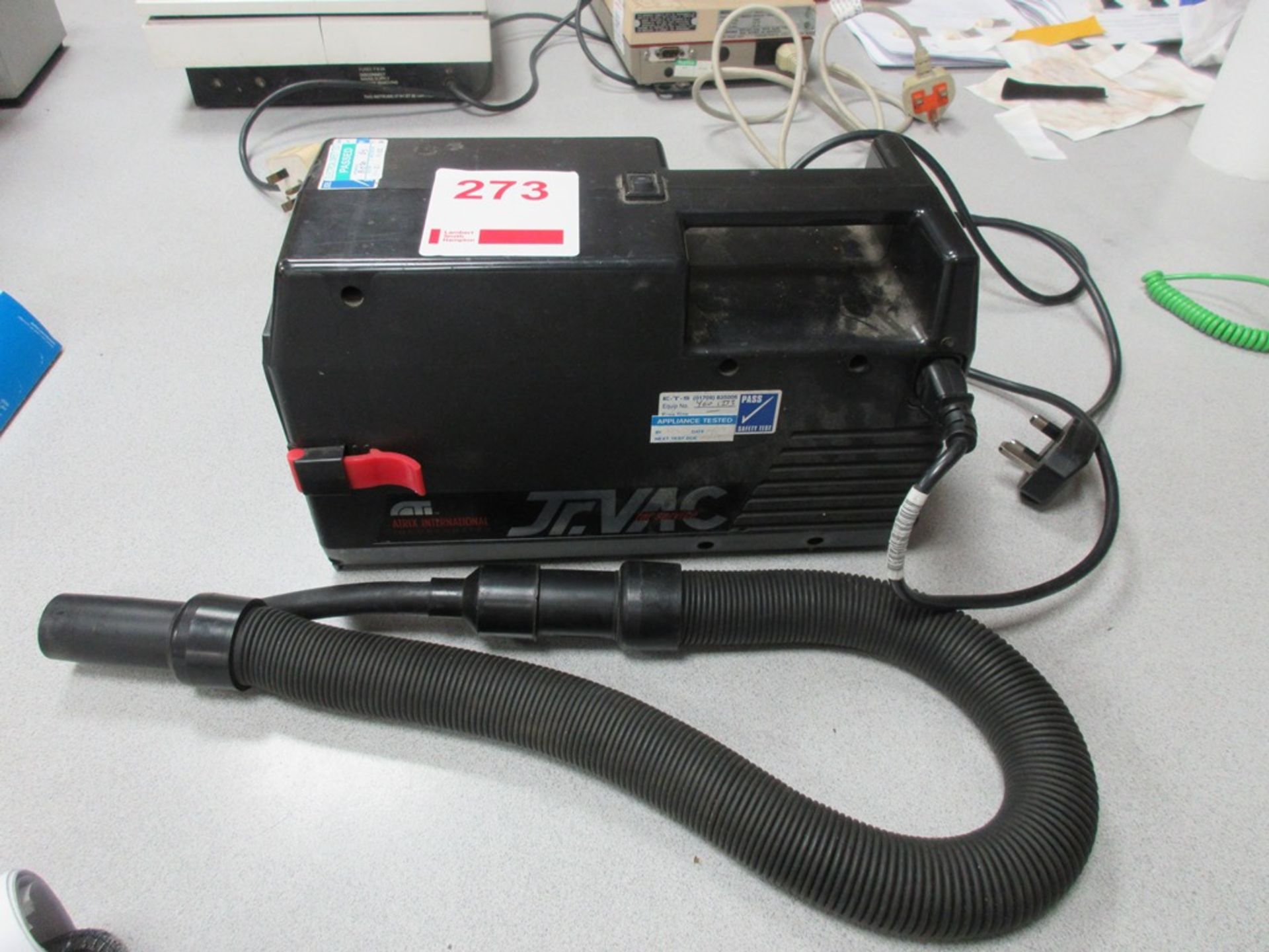 Atrix International Commercial vacuum cleaner, model JR, serial no. 25585