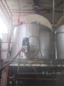Dose Stanbro steel mixing tank, approx. size 1.3 diameter x depth 1.1m