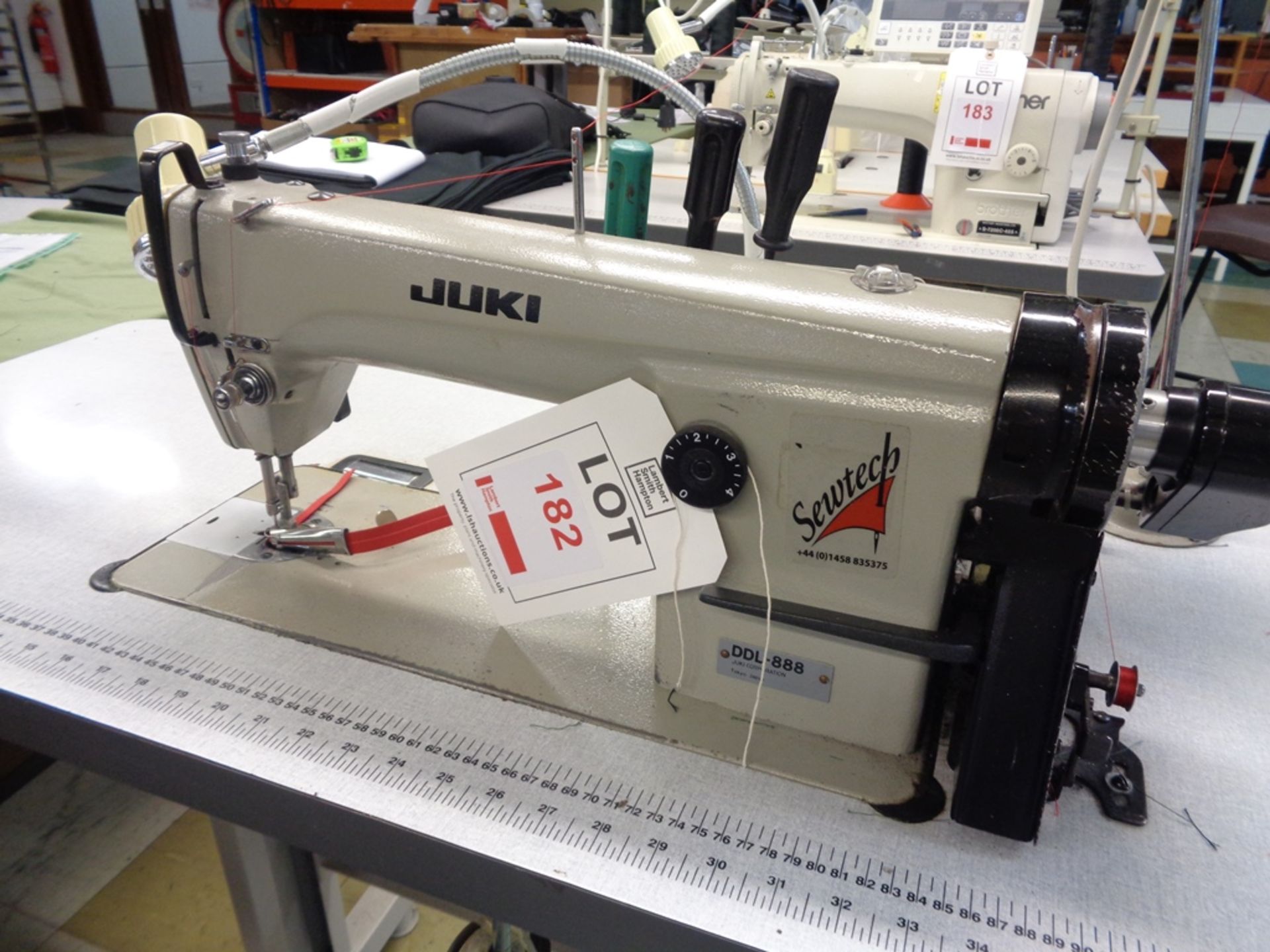 Juki DDL-888 straight stitch-lock stitch sewing machine with walking foot - Image 2 of 4