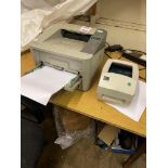 Samsung ML-3710ND printer and TLP2844-2 label printer