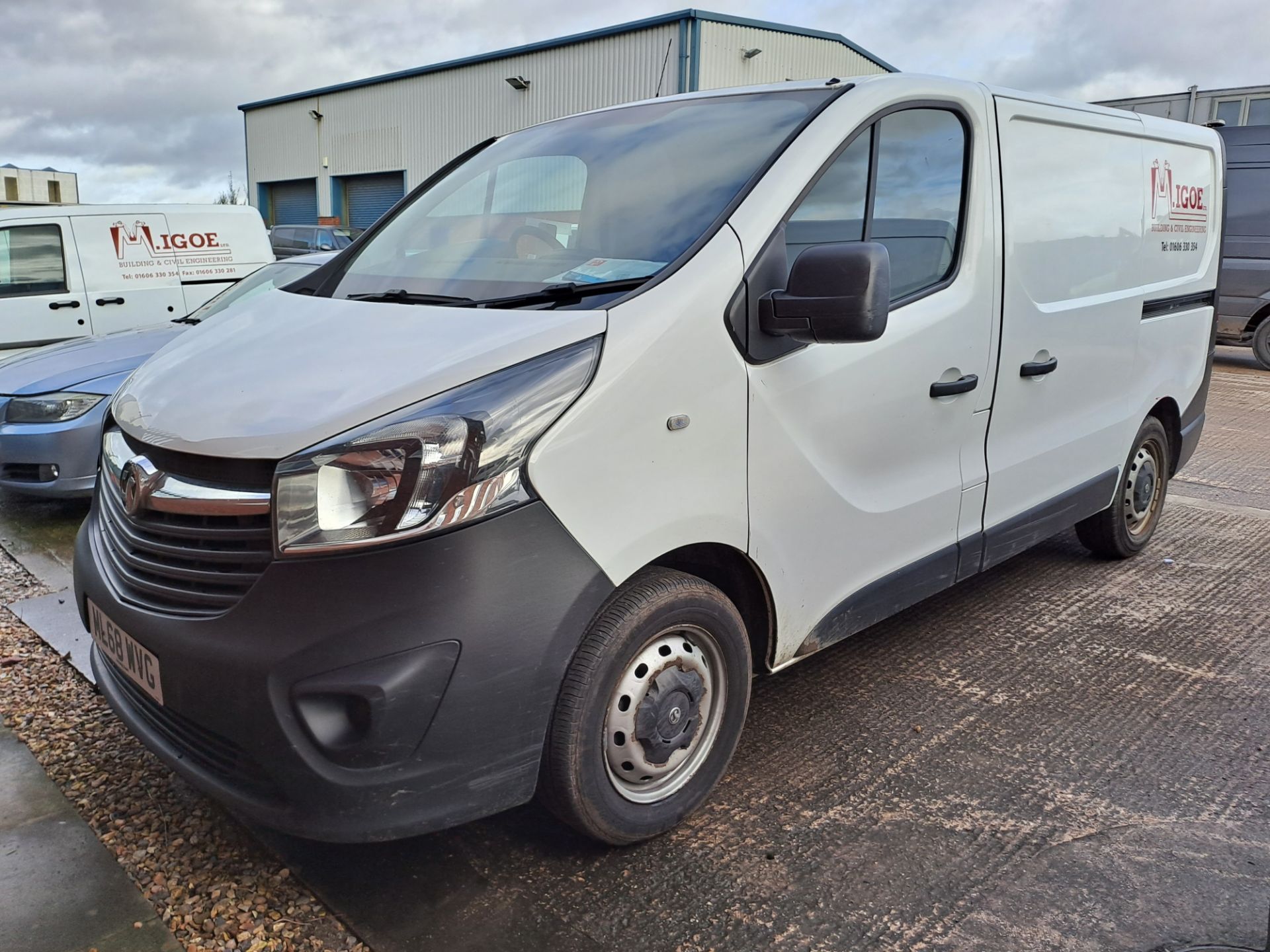 Vauxhall Vivaro 2700 CDTI Panel Van Reg: ML68 WVG, Mileage: 51,131, DOR: 26/09/2018, MOT: Expired ( - Image 3 of 10