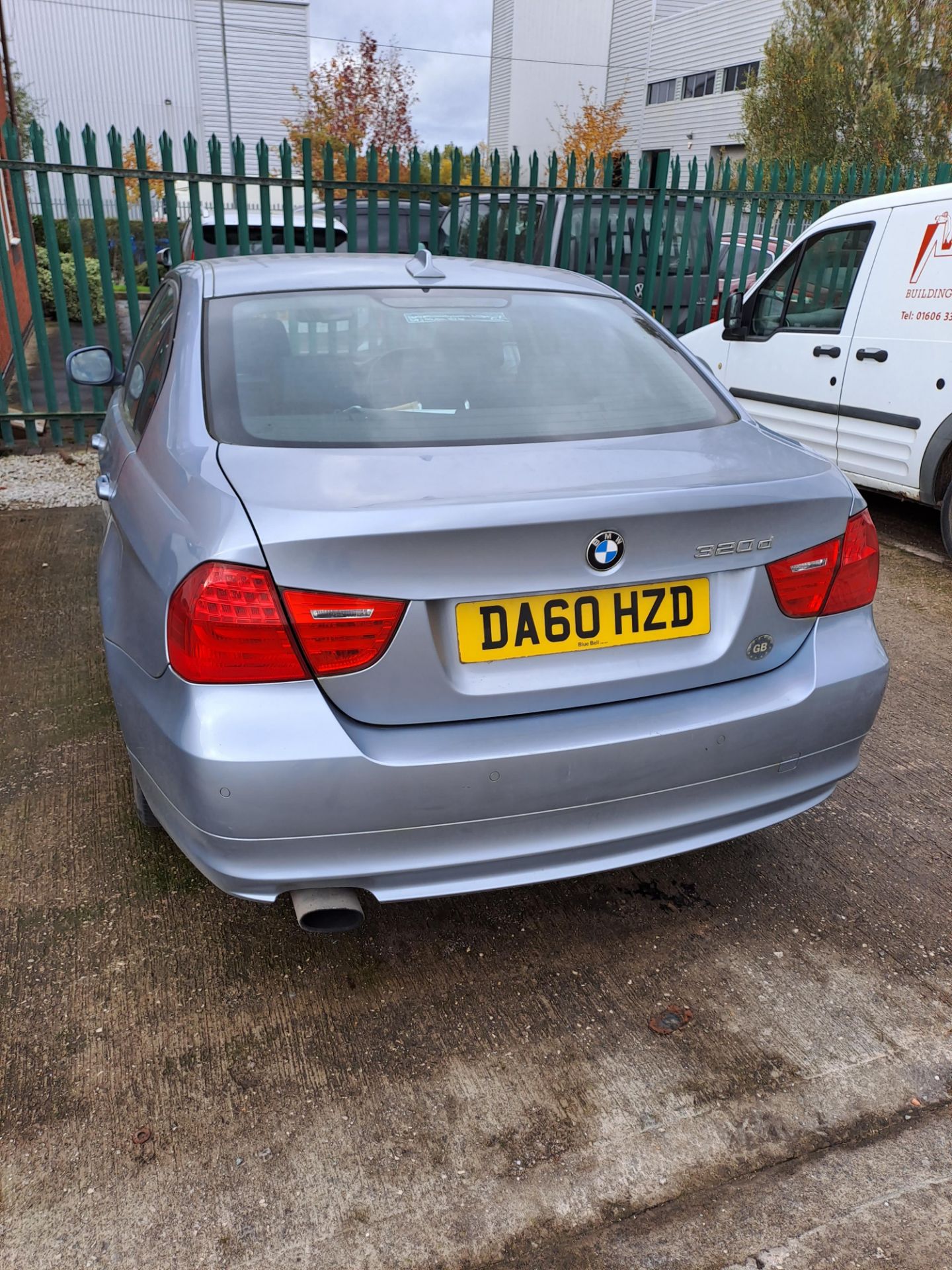 BMW 320D EFFICIENT DYNAMICS Diesel 4 door saloon motor vehicle Reg: DA60 HZD, Mileage: Unknown ( - Image 6 of 8