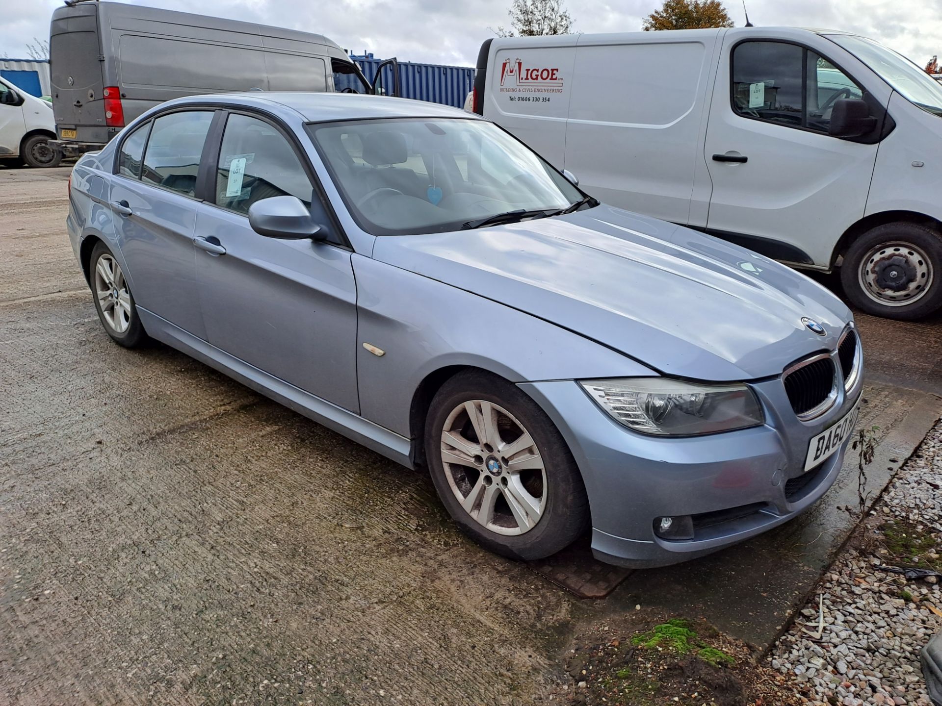 BMW 320D EFFICIENT DYNAMICS Diesel 4 door saloon motor vehicle Reg: DA60 HZD, Mileage: Unknown (