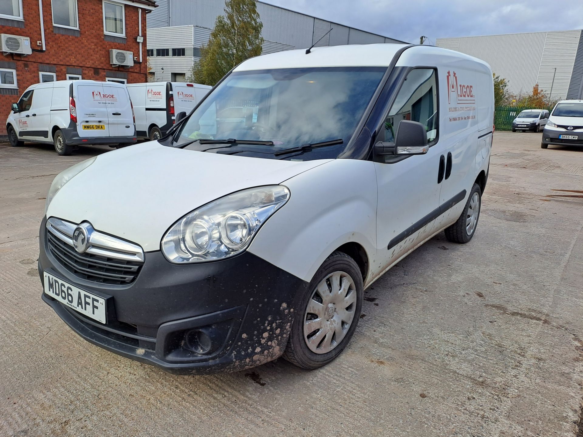 Vauxhall Combo 2300 CDTI Panel Van Reg: MD66 AFF, Mileage: Unknown (56,271 at MOT 23/12/22), DOR: - Image 2 of 8