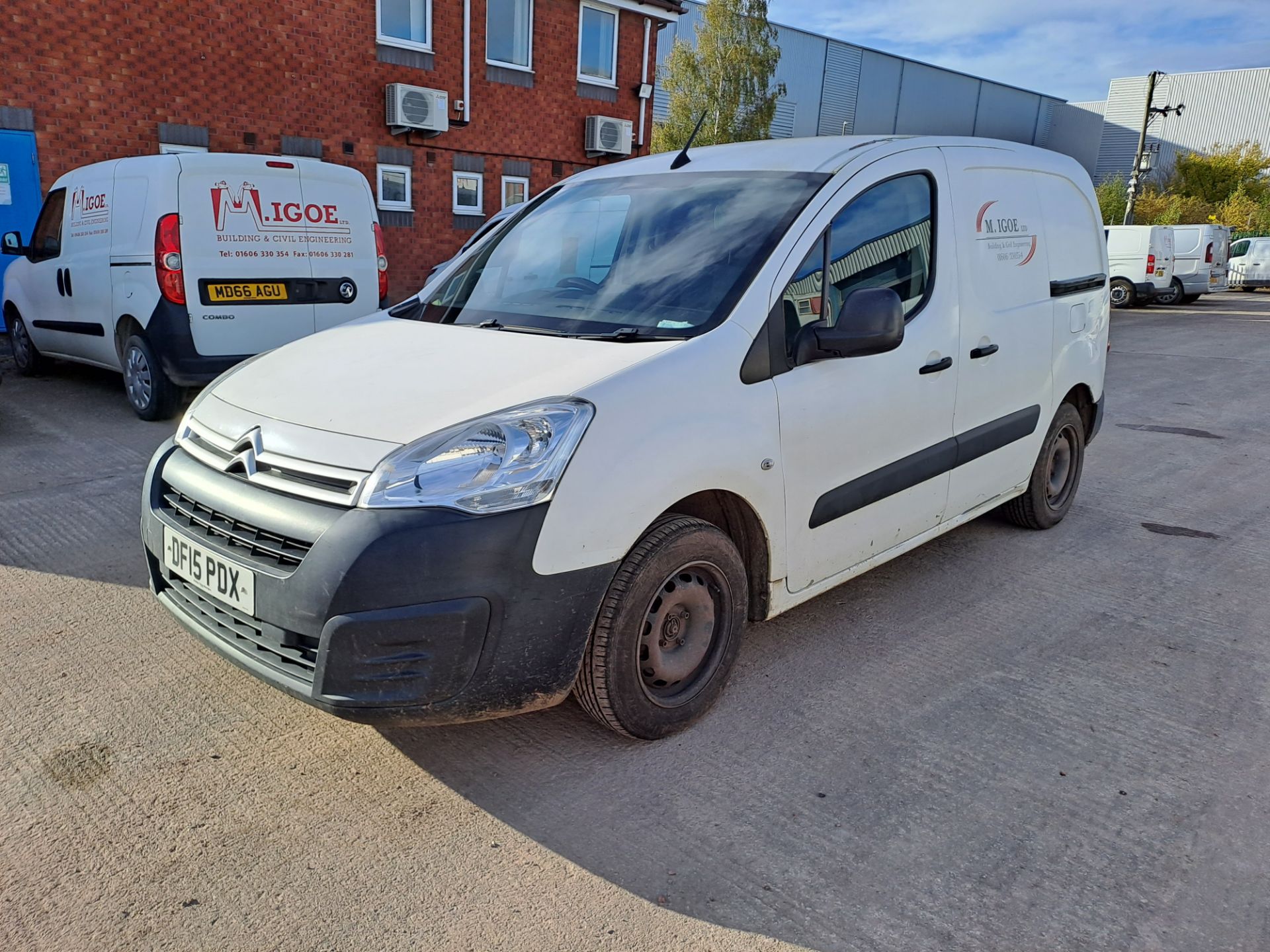 Citroen Berlingo 625 Enterprise HDI Panel Van Reg: DF15 PDX, Mileage: 146,287, DOR: 30/06/2015, MOT: - Image 3 of 10