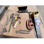 Quantity of assorted hand tools