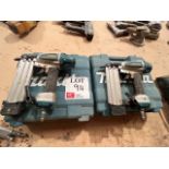 2 x Makita AF506 pneumatic nail guns