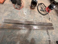 Pair of fork extensions, 2000mm length (To be retained until 2pm Tuesday 28th November)