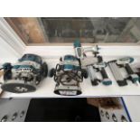 2 x faulty Makita RP2301FC routers & 2 x faulty Makita AF506 nail guns and 1 x faulty Makita AF353