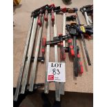 9 x various G clamps