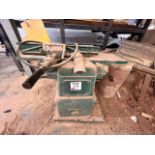 Wadkin Bursgreen planer and Axminster mobile single bag dust extractor (all faults - for spares