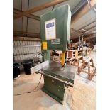 Wadkin Bursgreen vertical bandsaw, throat 18", Serial No C5-83471 (Located on mezzanine floor)