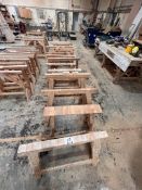 14 x various timber trestles