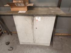 Two metal cabinets