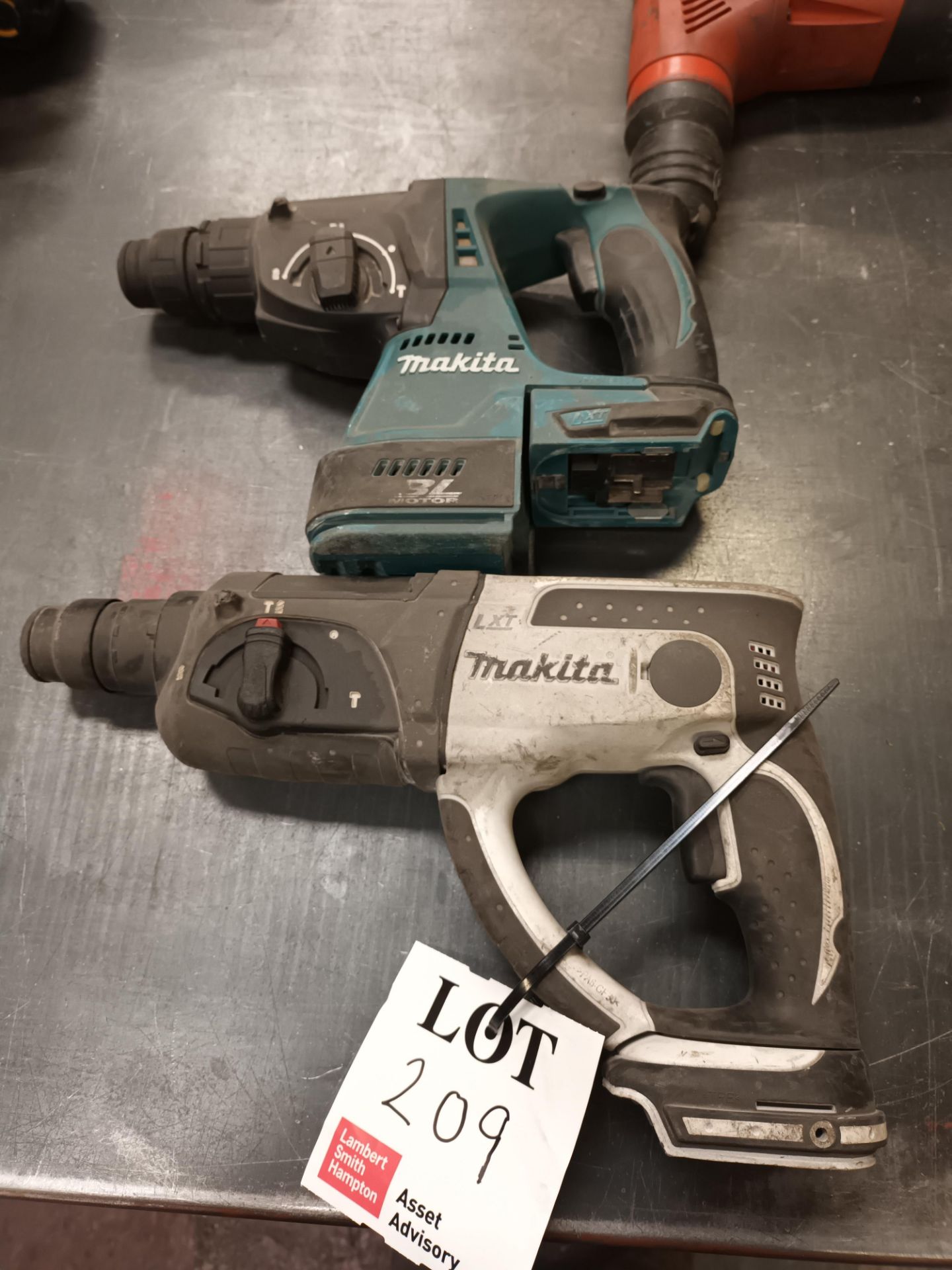 Makita DHR242 and DHR 202 rotary hammer drills (no batteries)