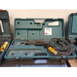 Makita JR3050T 110v reciprocating saw with carry case