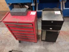 Two mobile tool chests