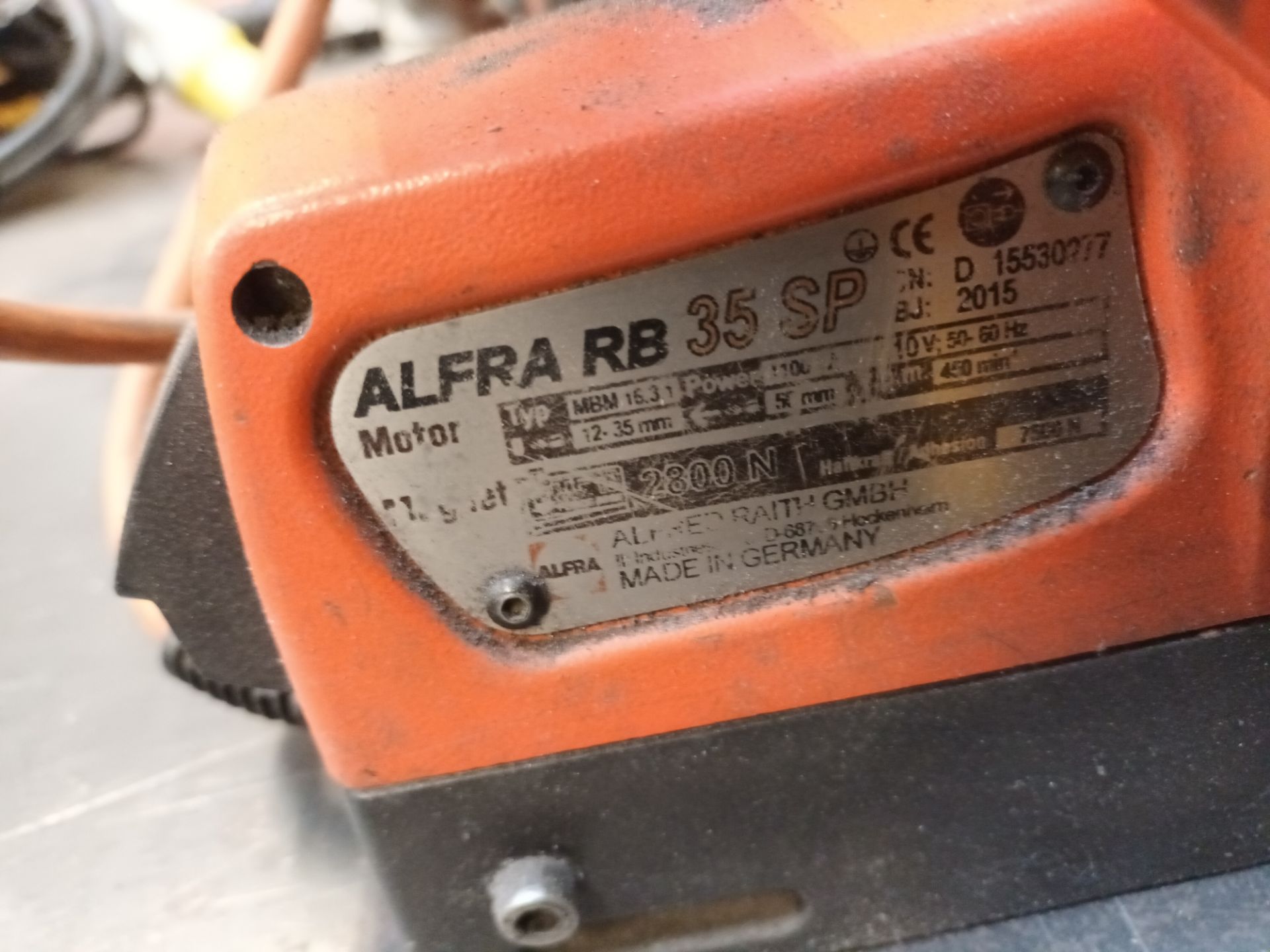 Alfra RB 35 SP magnetic drilling machine - Image 3 of 4