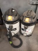 Two Fox F50-800 vacuums (no attachments)