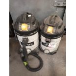 Two Fox F50-800 vacuums (no attachments)