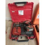 Hilti SID-4-A22 cordless impact driver with battery, charger and carry case