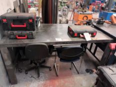 Heavy duty welding table (1m x 2m)