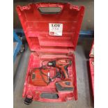 Hilti SF6H-A22 cordless hammer drill with battery, charger and carry case