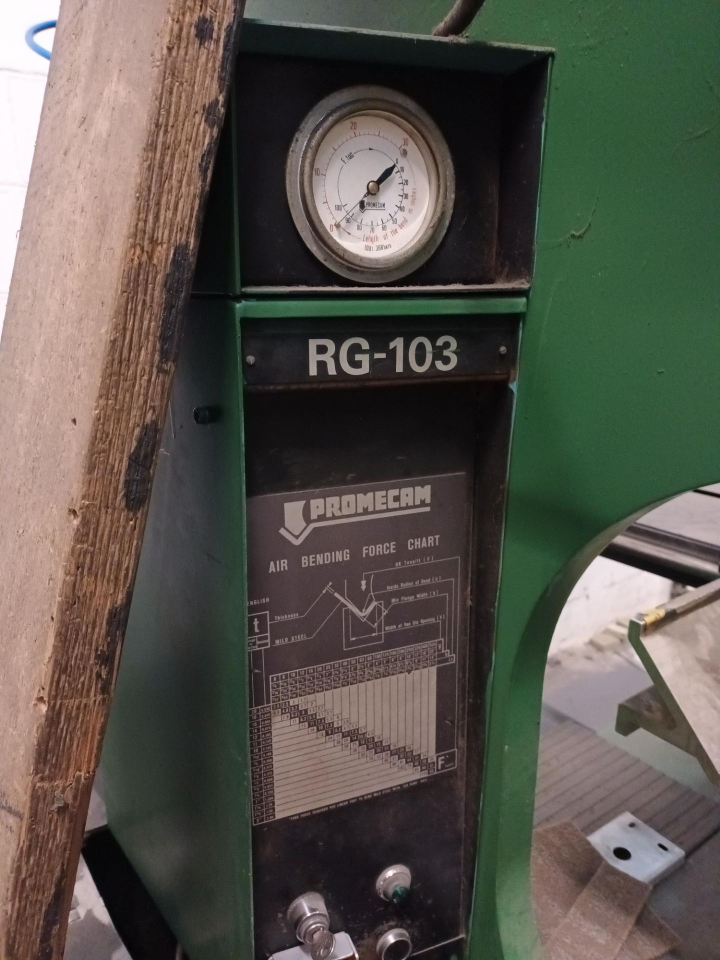 Promecam RG103 press brake - Image 2 of 5