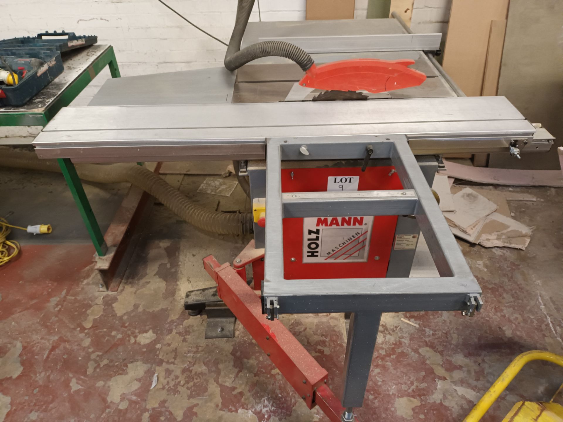 Holzmann 4170 Holslach sliding table saw with feeding bench - Image 2 of 5