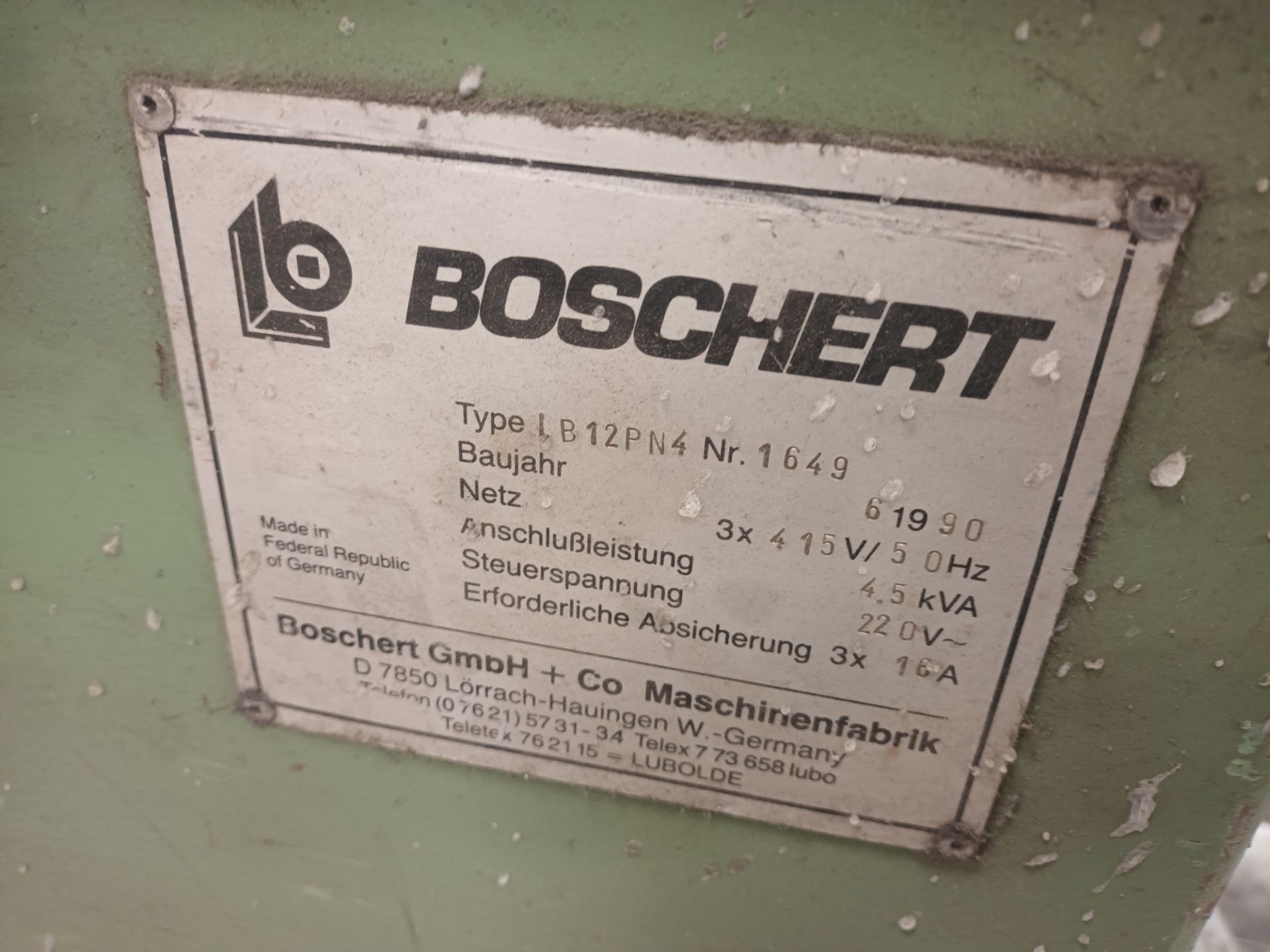 Boschert B12PN4 corner notcher - Image 2 of 4