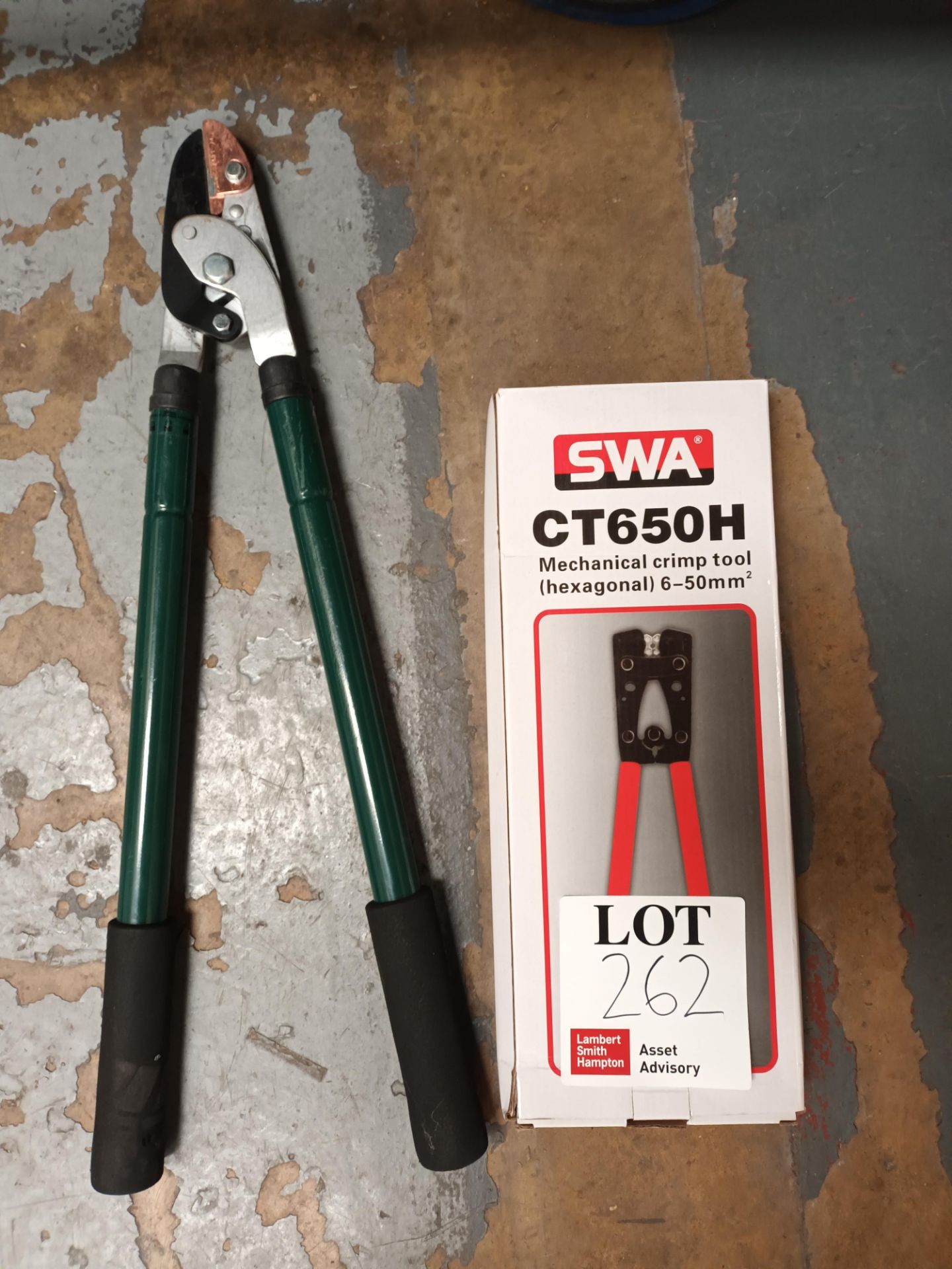 SWA CT650H magnetic crimp tool and bolt cutters