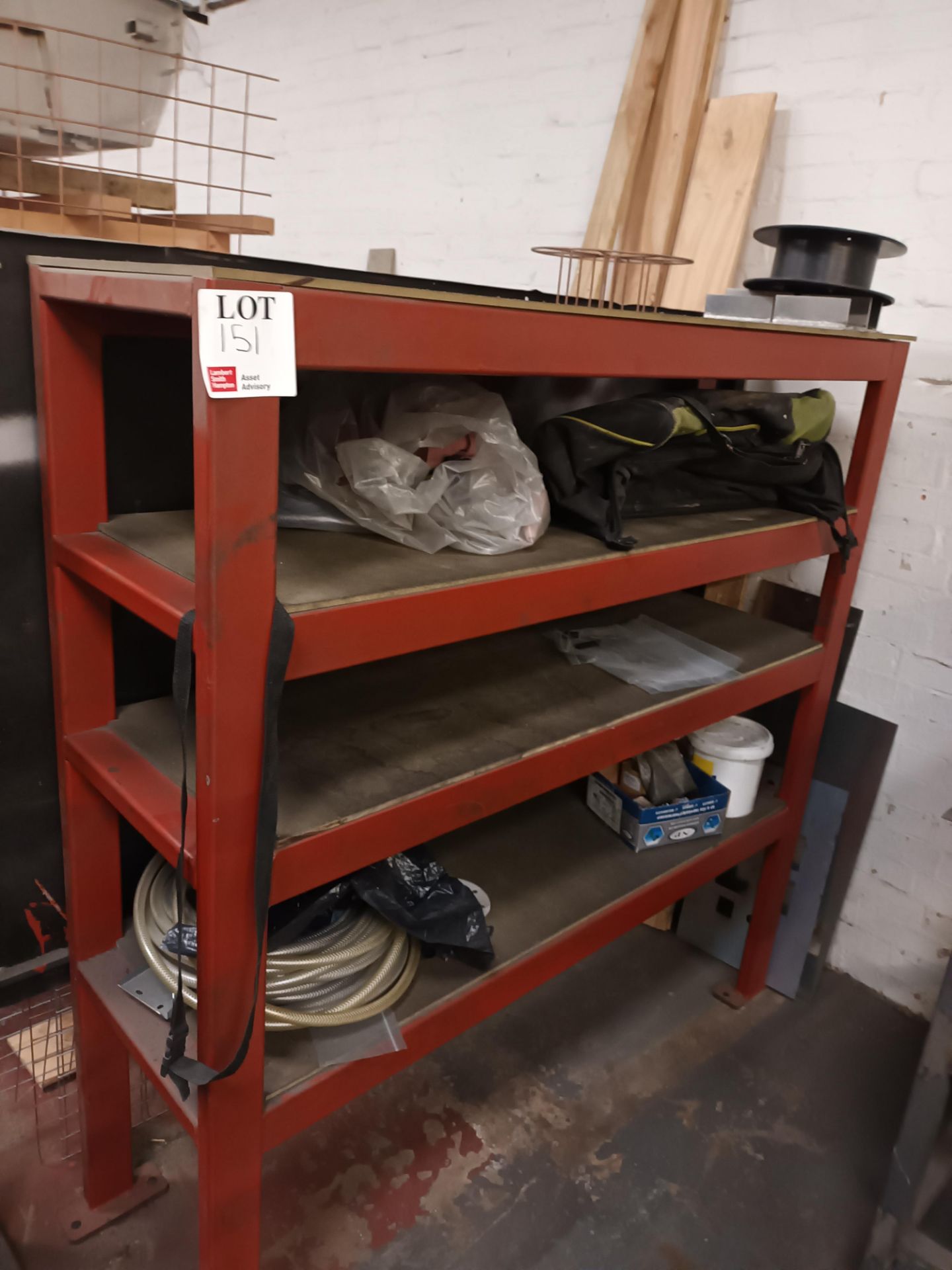 Four tier heavy duty rack