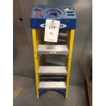 Werner four tread swingback GRP step-ladder