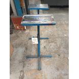 Two adjustable height tool stands