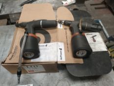 Two AirPower4 hydraulic rivet tools