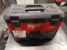 Milwaukee M18 VC-2 dust extraction unit (no battery or charger)