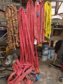 Various lifting slings (as lotted)