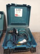 Makita HP1631 110v percussion drill with carry case