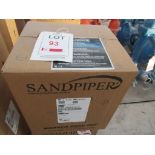 Sandpiper SIFB1ABWABS600 diaphragm pump, serial no. 2668357 (boxed/un-used, box date 2021)