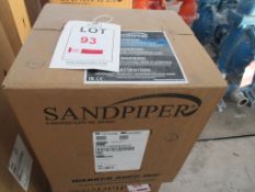 Sandpiper SIFB1ABWABS600 diaphragm pump, serial no. 2668357 (boxed/un-used, box date 2021)