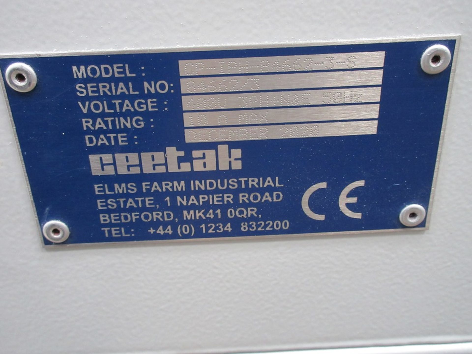 Ceetak CP-IPH-84662-3-5 ropex sealer, serial no. 84662/3 (2020), width 1450mm, light guards, - Image 4 of 6