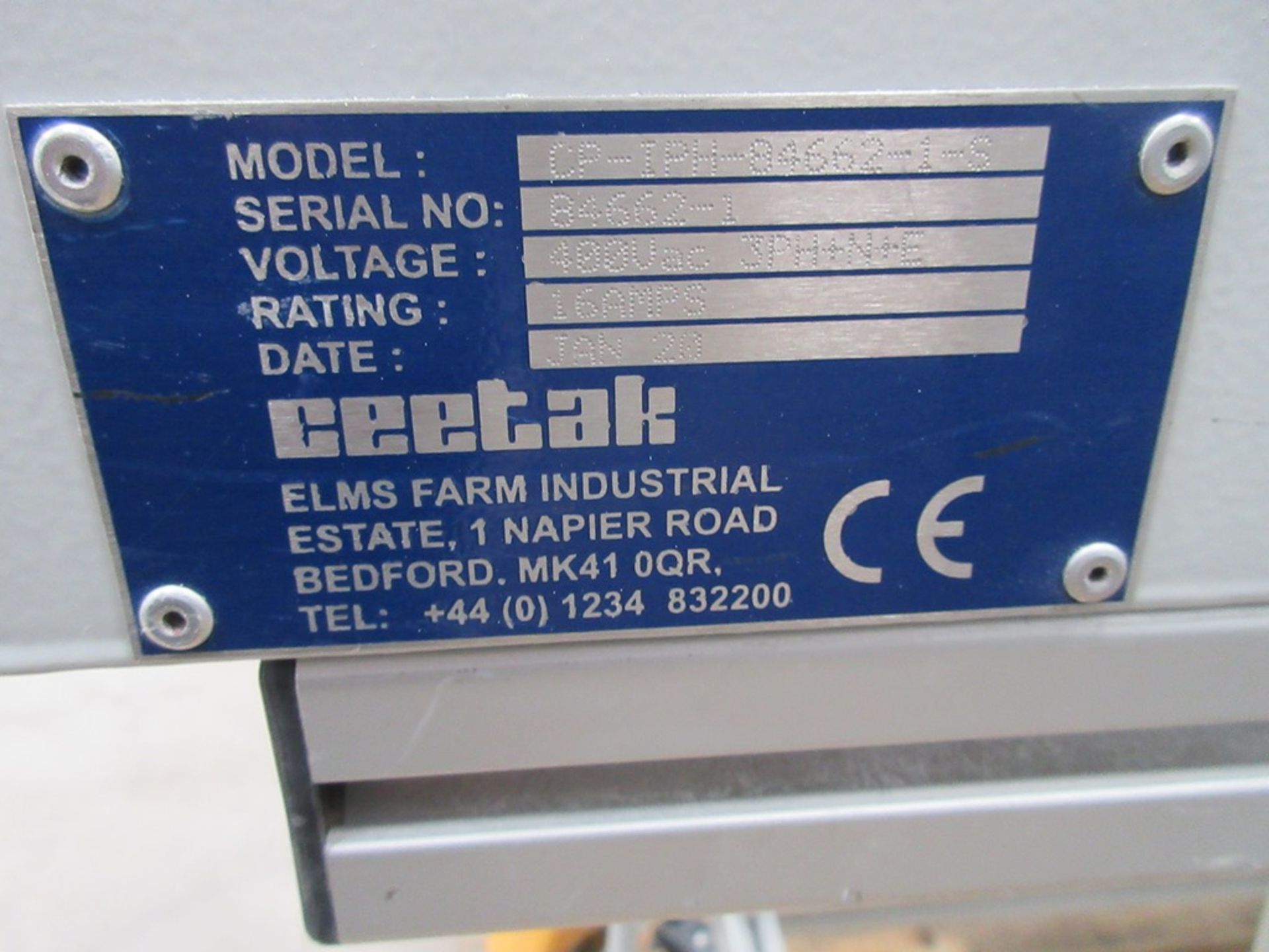 Ceetak CP-IPH-84662-1-5 ropex sealer, serial no. 84662-1 (2020), width 1450mm, light guards, - Image 5 of 6