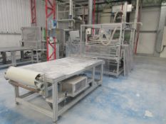 Gasbarre insulation board, 28 tonne electric press (no serial no.), bed size 680 x 980mm, working