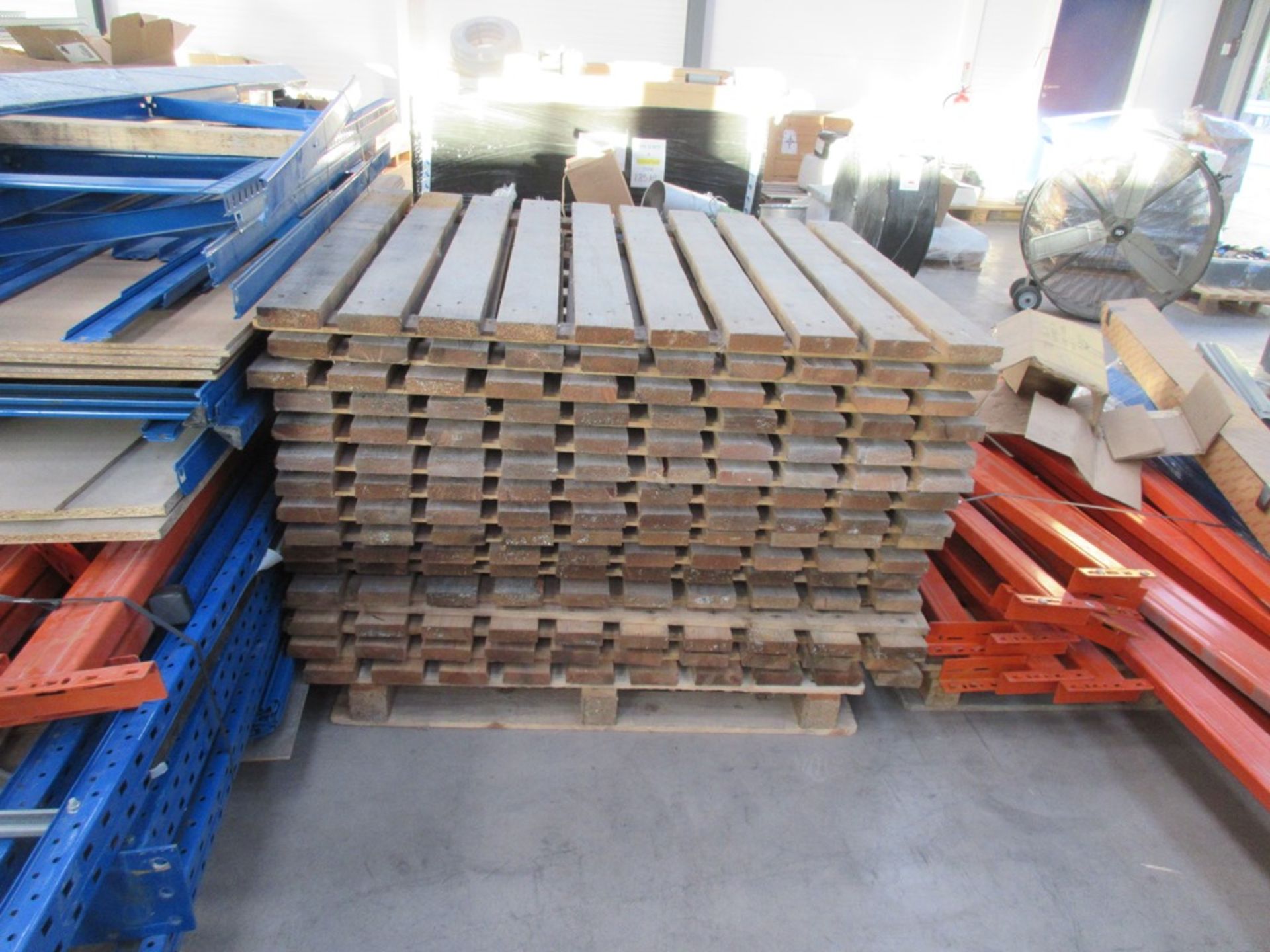 Five pallets of assorted pallet and stores racking, uprights & cross beams - Image 3 of 6