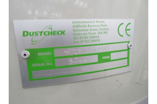 Dustcheck SFJC6-1.6-10 dust extraction system, serial no. 8042 (2013) - Image 2 of 3