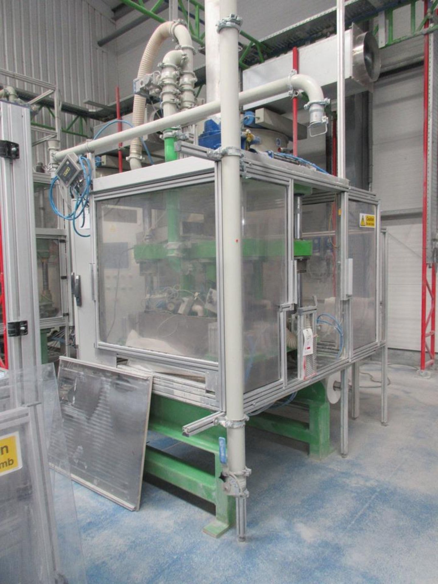 Gasbarre insulation board, 28 tonne electric press (no serial no.), bed size 680 x 980mm, working - Image 2 of 12